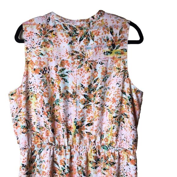 Women's APT 9 XXL Floral Dress Sleeveless V Neck  Elastic Waist Pockets - Picture 12 of 15